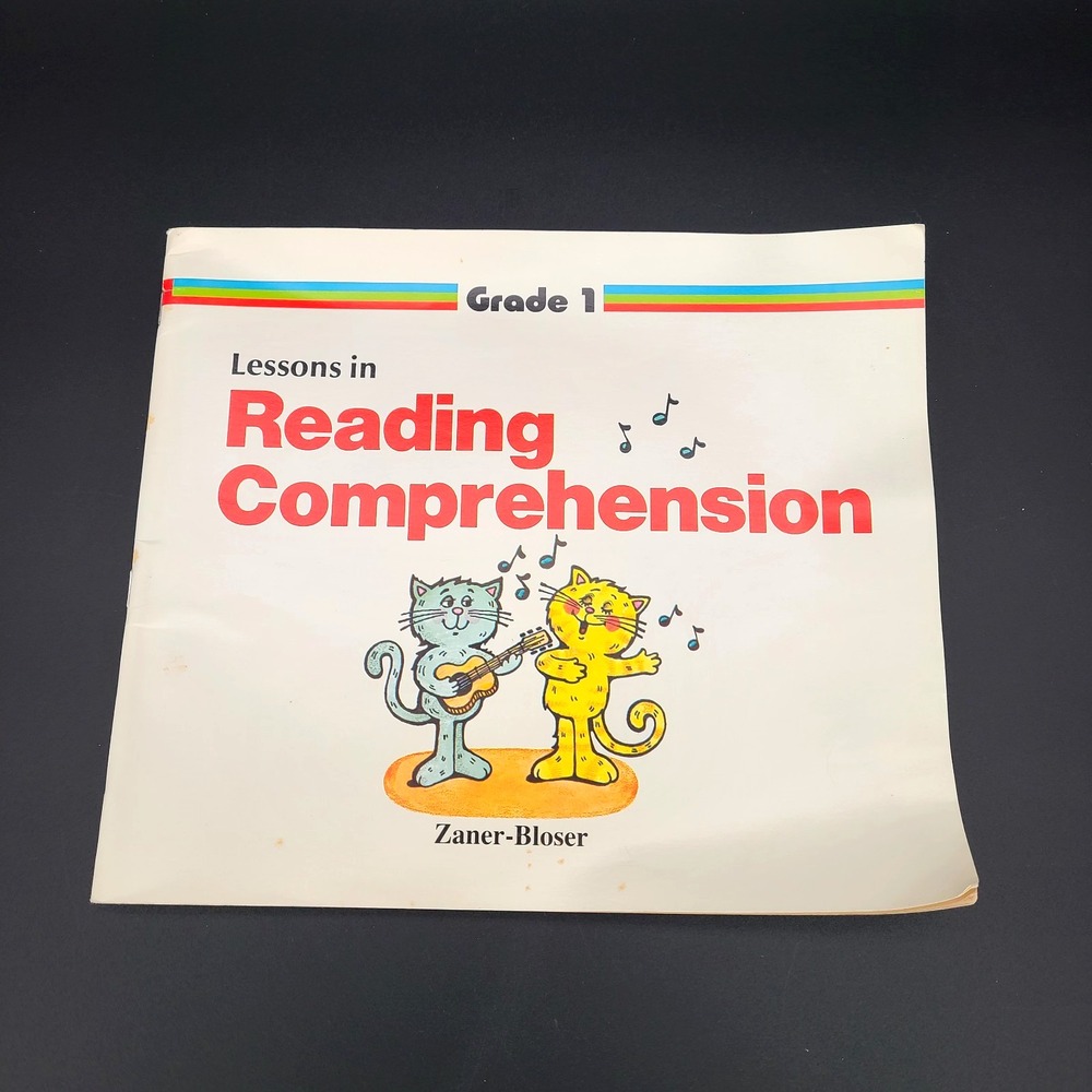 1981 Grade 1 Lessons In Reading Comprehension Zander-Bloser Paperback Workbook